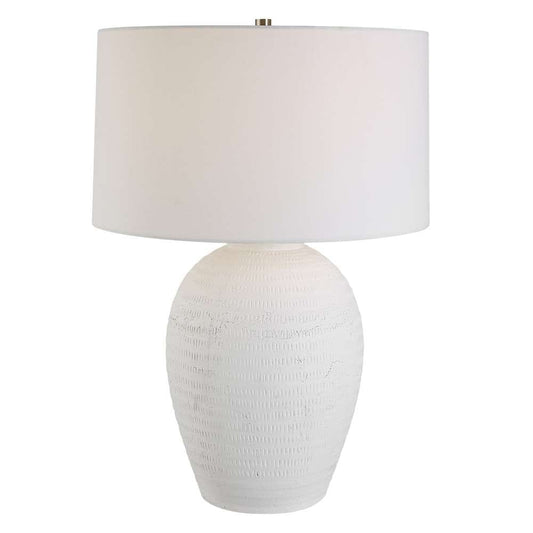 Uttermost - Reyna Chalk White Table Lamp - 30236-1 veiw 1