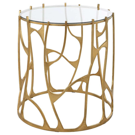 Uttermost - Ritual Round Gold Side Table - 22894 veiw 1