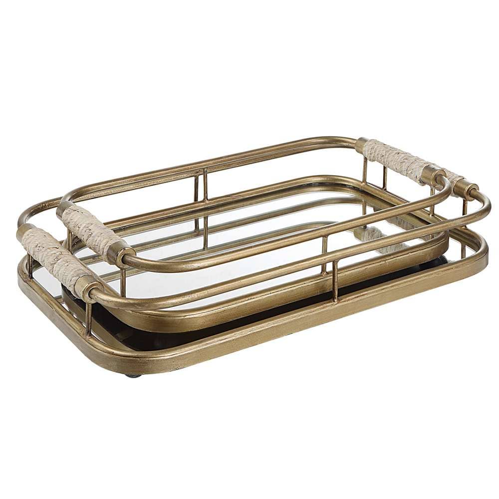 Uttermost - Rosea Brushed Gold Trays (Set of 2) - 18014 veiw 3