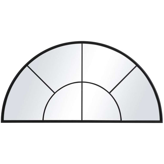 Uttermost - Rousseau Iron Window Arch Mirror - 09733 veiw 1