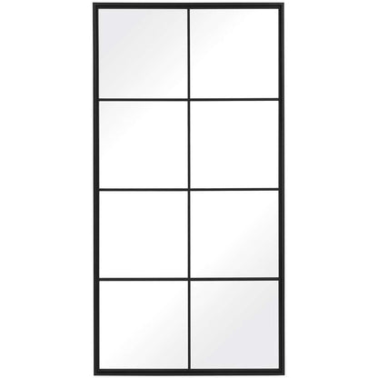 Uttermost - Rousseau Iron Window Mirror - 09732 veiw 1