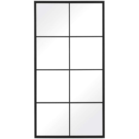 Uttermost - Rousseau Iron Window Mirror - 09732 veiw 1
