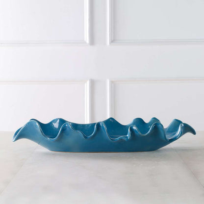 Uttermost - Ruffled Feathers Blue Bowl - 18052 veiw 4