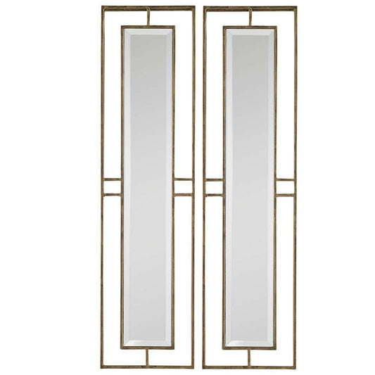 Uttermost - Rutledge Gold Mirrors (Set of 2) - 07082 veiw 1