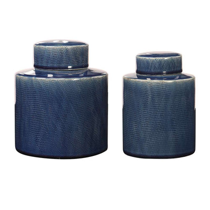 Uttermost - Saniya Blue Containers (Set of 2) - 18989 veiw 1