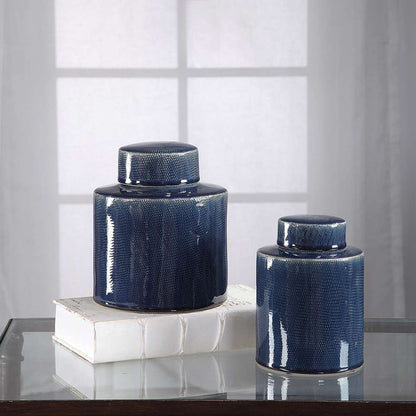 Uttermost - Saniya Blue Containers (Set of 2) - 18989 veiw 2