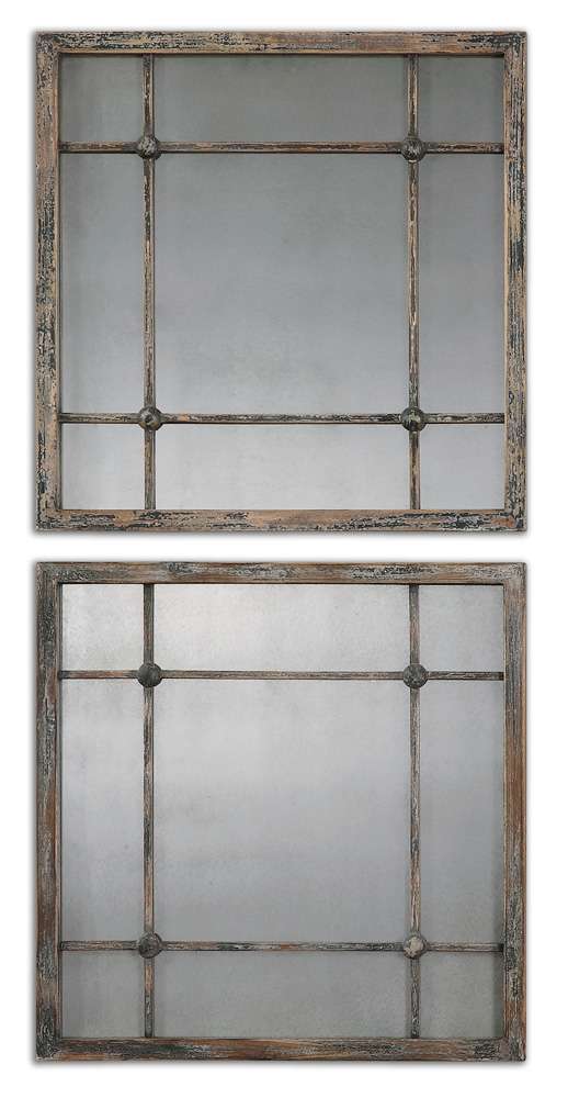Uttermost - Saragano Square Mirrors Set/2 - 13845 veiw 1