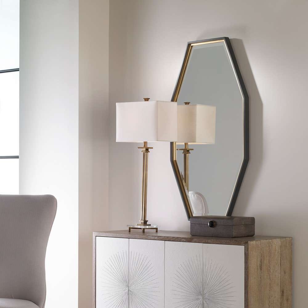 Uttermost - Savion Gold Octagon Mirror - 09258 veiw 2