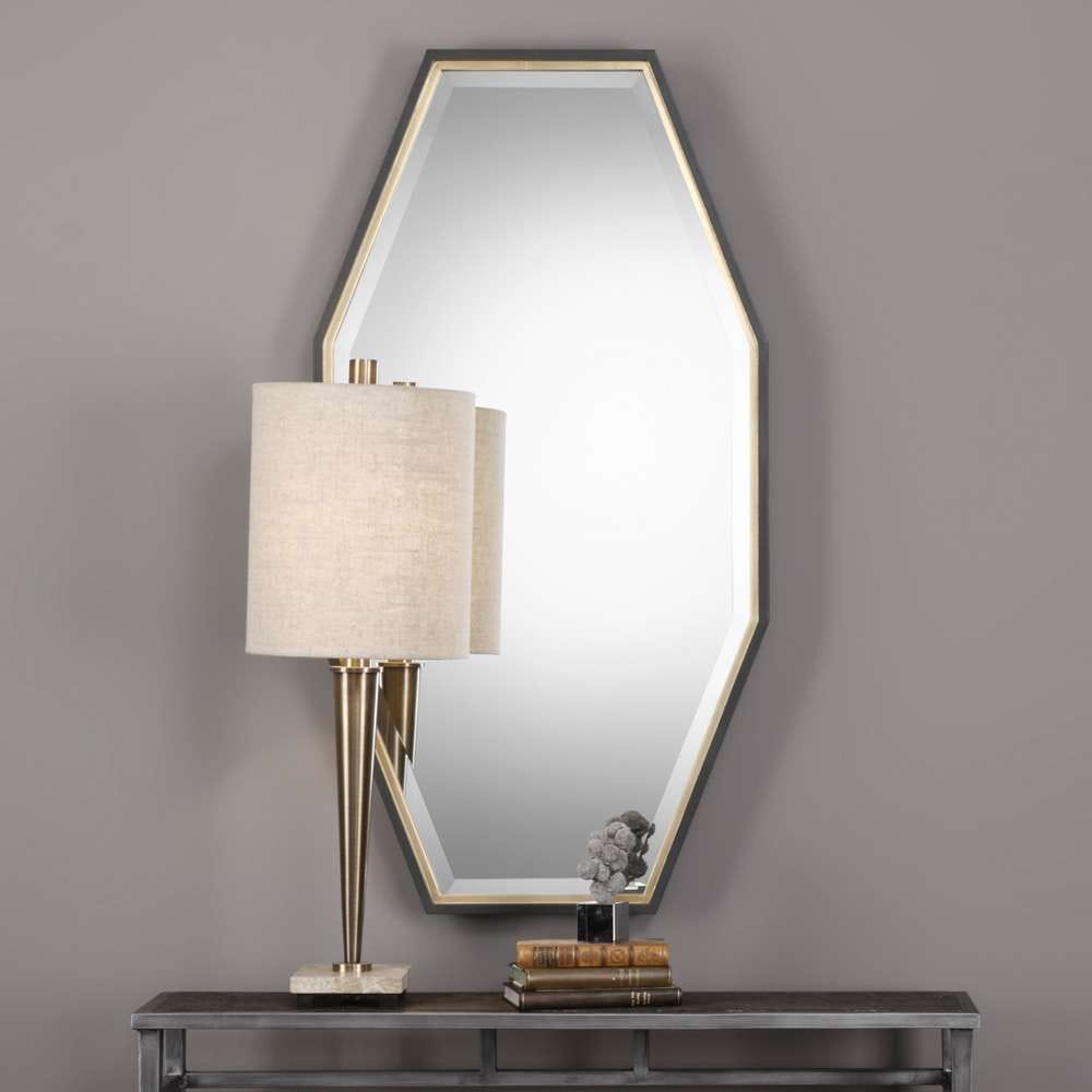 Uttermost - Savion Gold Octagon Mirror - 09258 veiw 3