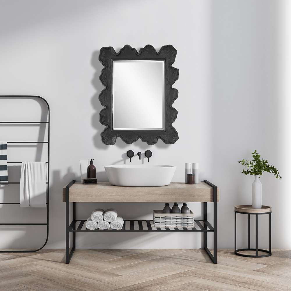 Uttermost - Sea Coral Black Mirror - 09775 veiw 2