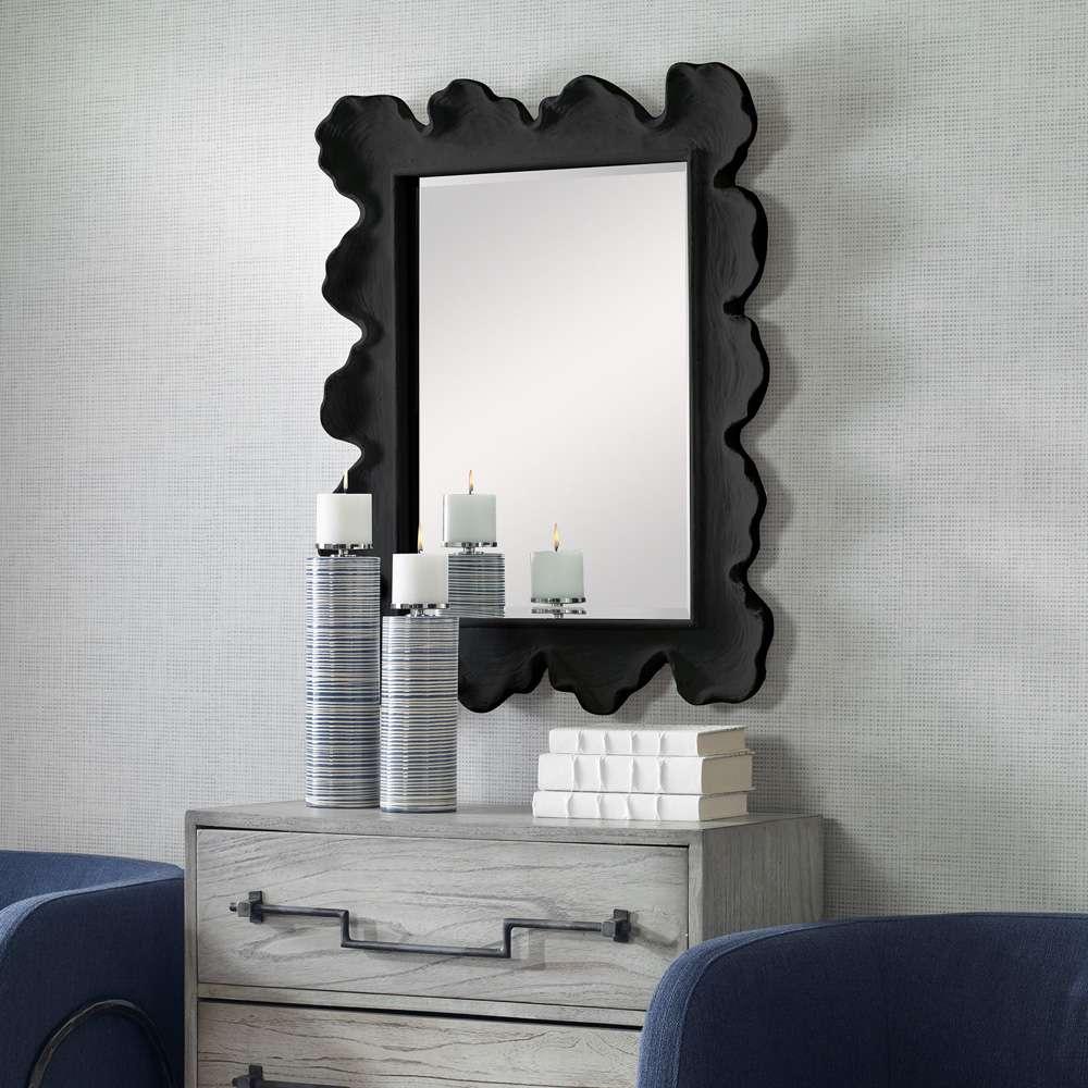 Uttermost - Sea Coral Black Mirror - 09775 veiw 3