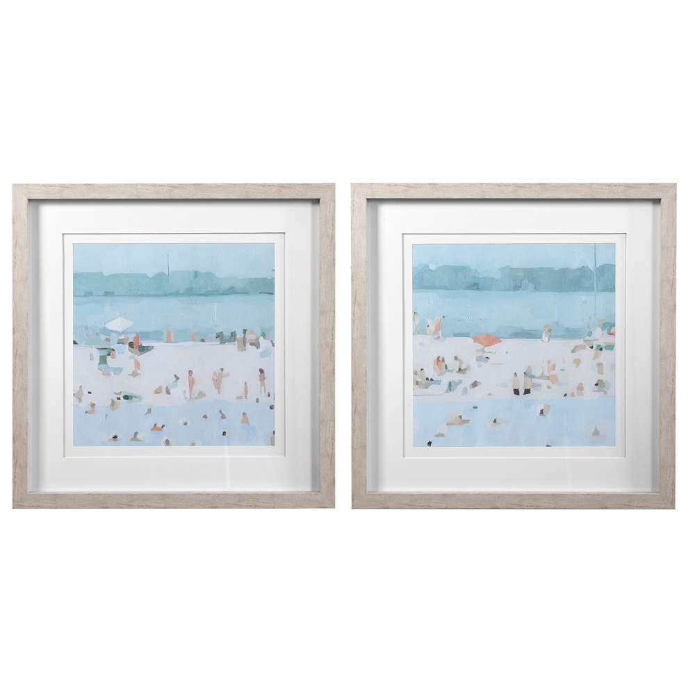 Uttermost - Sea Glass Sandbar Framed Prints, Set/2 - 33695 veiw 1