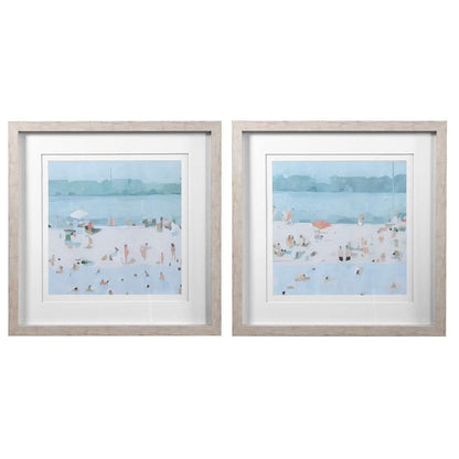 Uttermost - Sea Glass Sandbar Framed Prints, Set/2 - 33695 veiw 1