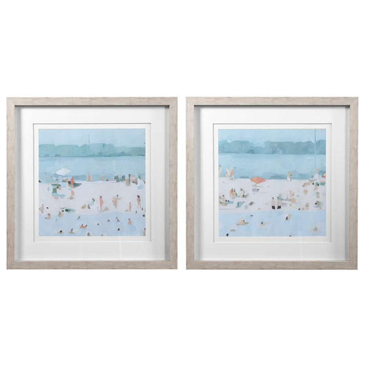 Uttermost - Sea Glass Sandbar Framed Prints, Set/2 - 33695 veiw 1