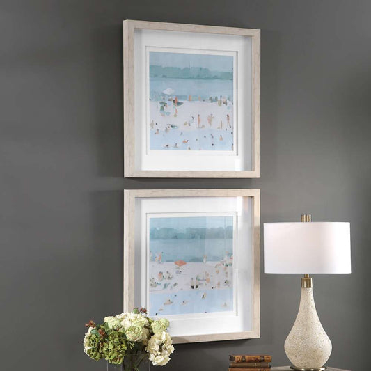 Uttermost - Sea Glass Sandbar Framed Prints, Set/2 - 33695 veiw 2