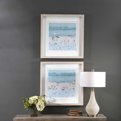 Uttermost - Sea Glass Sandbar Framed Prints, Set/2 - 33695 veiw 4
