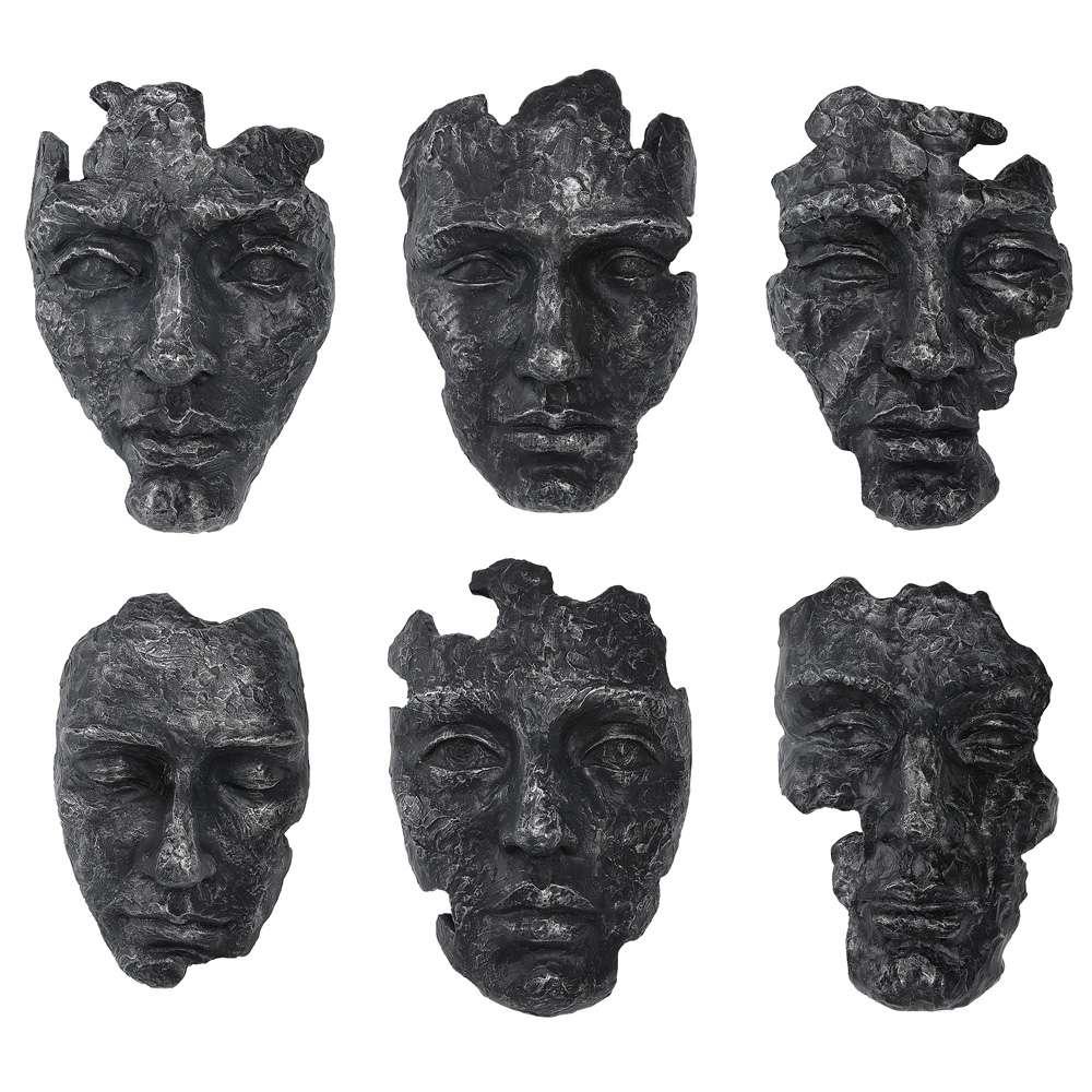Uttermost - Self-Portrait Metallic Wall Decor, Set/6 - 04350 veiw 1