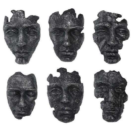 Uttermost - Self-Portrait Metallic Wall Decor, Set/6 - 04350 veiw 1