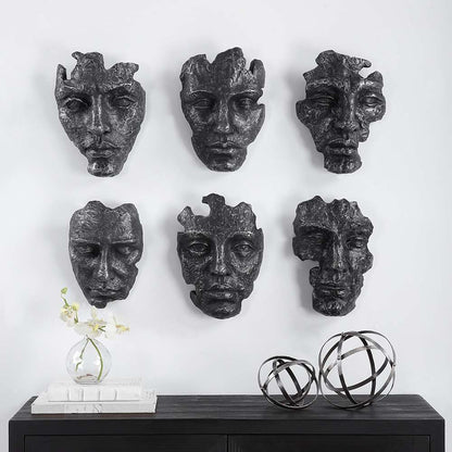 Uttermost - Self-Portrait Metallic Wall Decor, Set/6 - 04350 veiw 4