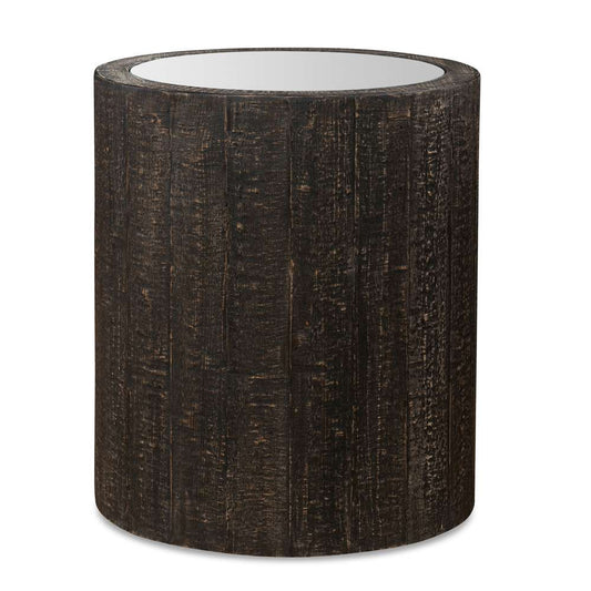 Uttermost - Sequoia Mirrored Drum Table - 25289 veiw 1