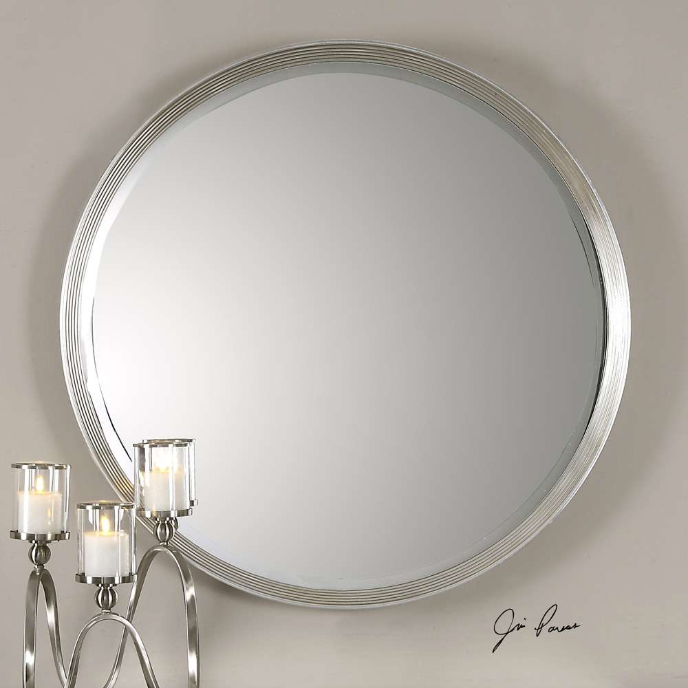 Uttermost - Serenza Round Silver Mirror - 14547 veiw 2