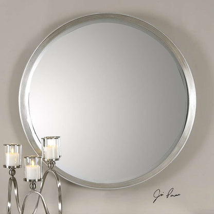 Uttermost - Serenza Round Silver Mirror - 14547 veiw 2