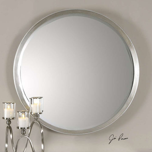 Uttermost - Serenza Round Silver Mirror - 14547 veiw 2