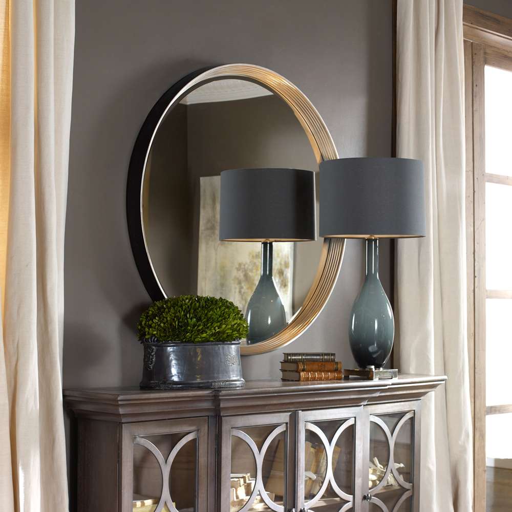 Uttermost - Serenza Round Silver Mirror - 14547 veiw 3