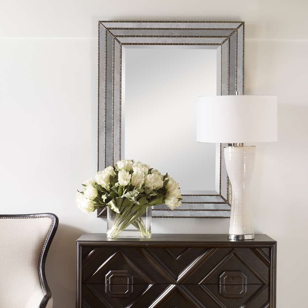 Uttermost - Seymour Antique Silver Mirror - 14465 veiw 4