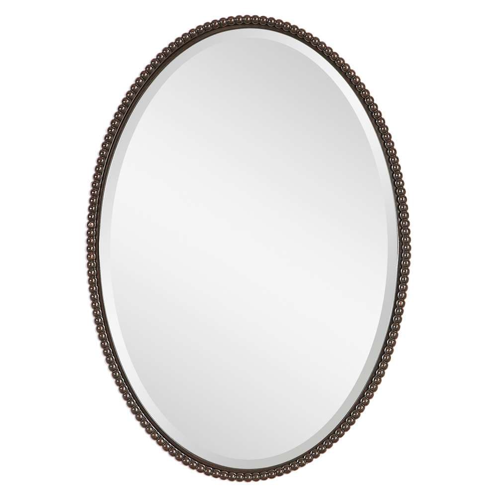 Uttermost - Sherise Bronze Oval Mirror - 01101-B view 1
