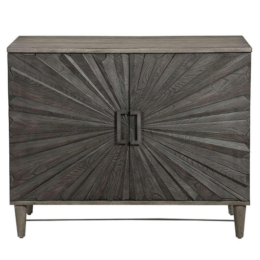 Uttermost - Shield Gray Oak 2 Door Cabinet - 25085 veiw 1