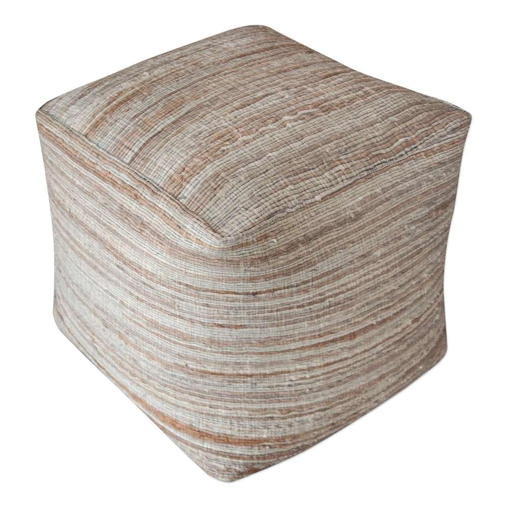 Uttermost - Shiro Beige Pouf - 23958 veiw 1