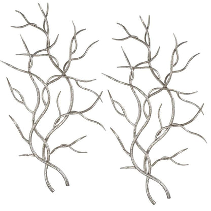 Uttermost - Silver Branches Wall Art (Set of 2) - 04053 veiw 1