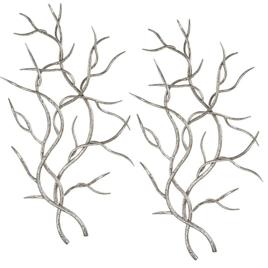Uttermost - Silver Branches Wall Art (Set of 2) - 04053 veiw 1