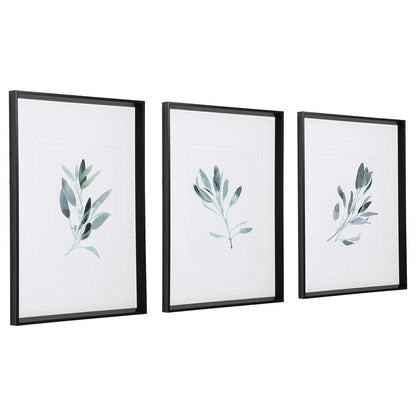 Uttermost - Simple Sage Watercolor Prints (Set of 3) - 33723 veiw 3