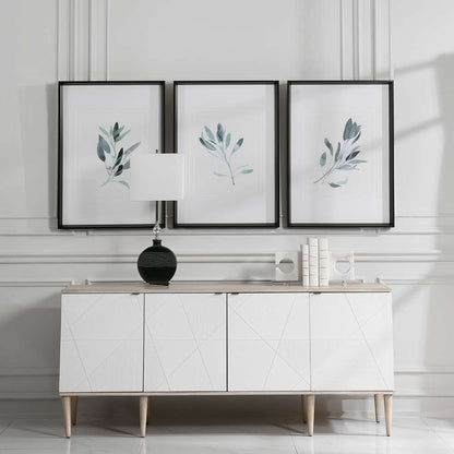 Uttermost - Simple Sage Watercolor Prints (Set of 3) - 33723 veiw 4