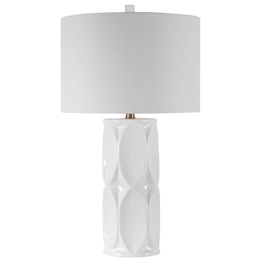Uttermost - Sinclair White Table Lamp - 28342-1 veiw 1