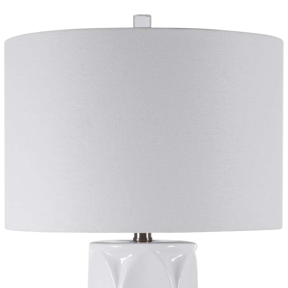 Uttermost - Sinclair White Table Lamp - 28342-1 veiw 3