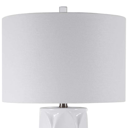 Uttermost - Sinclair White Table Lamp - 28342-1 veiw 3