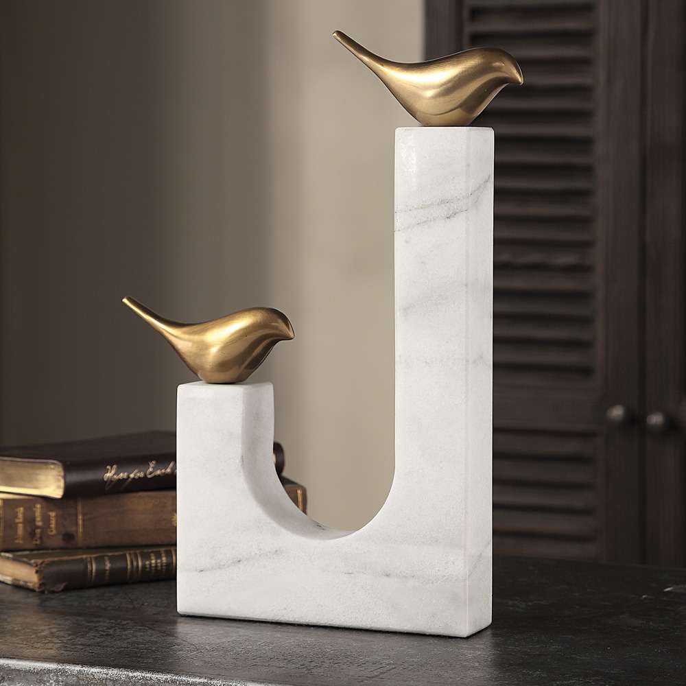 Uttermost - Songbirds Brass Sculpture - 18603 veiw 2