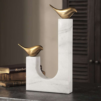 Uttermost - Songbirds Brass Sculpture - 18603 veiw 2