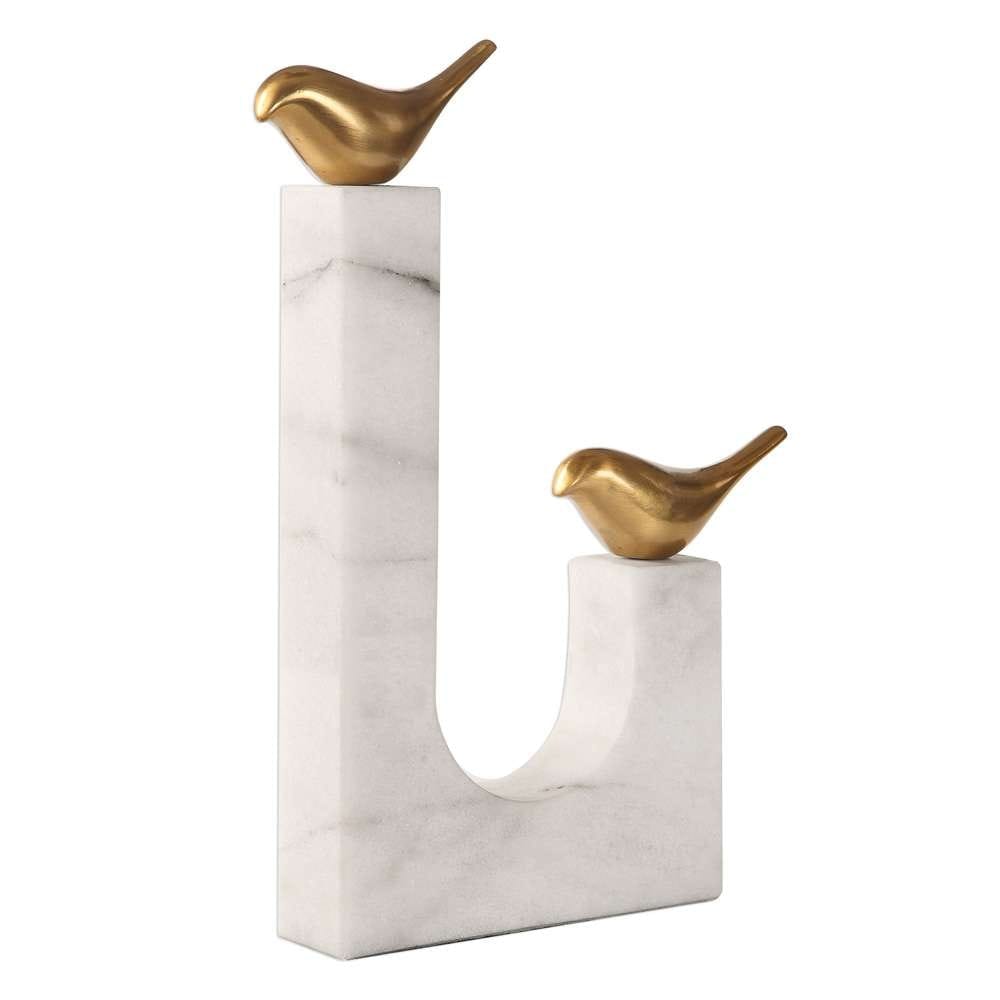 Uttermost - Songbirds Brass Sculpture - 18603 veiw 3