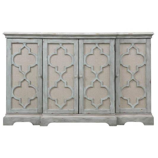 Uttermost - Sophie 4 Door Grey Cabinet - 24520 veiw 1