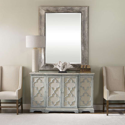 Uttermost - Sophie 4 Door Grey Cabinet - 24520 veiw 4