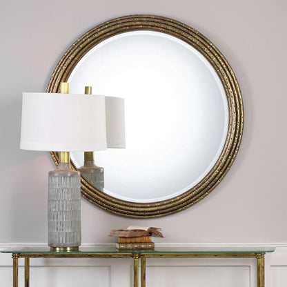 Uttermost - Spera Round Gold Mirror - 09183 veiw 3