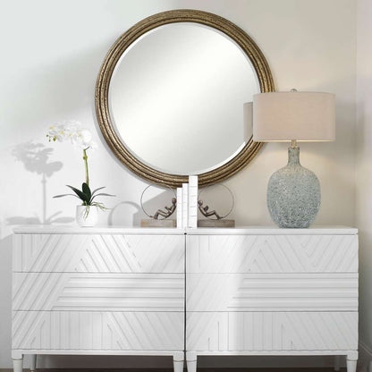 Uttermost - Spera Round Gold Mirror - 09183 veiw 4