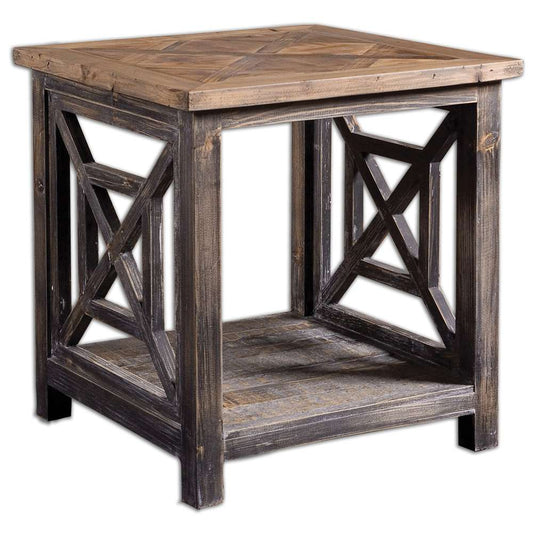 Uttermost - Spiro Reclaimed Wood End Table - 24263 veiw 1