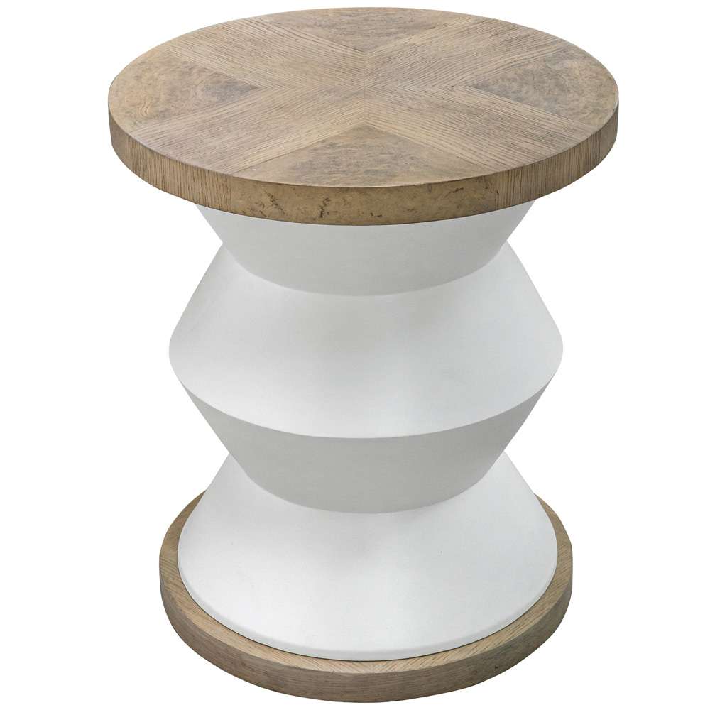 Uttermost - Spool Geometric Side Table - 25488 veiw 1