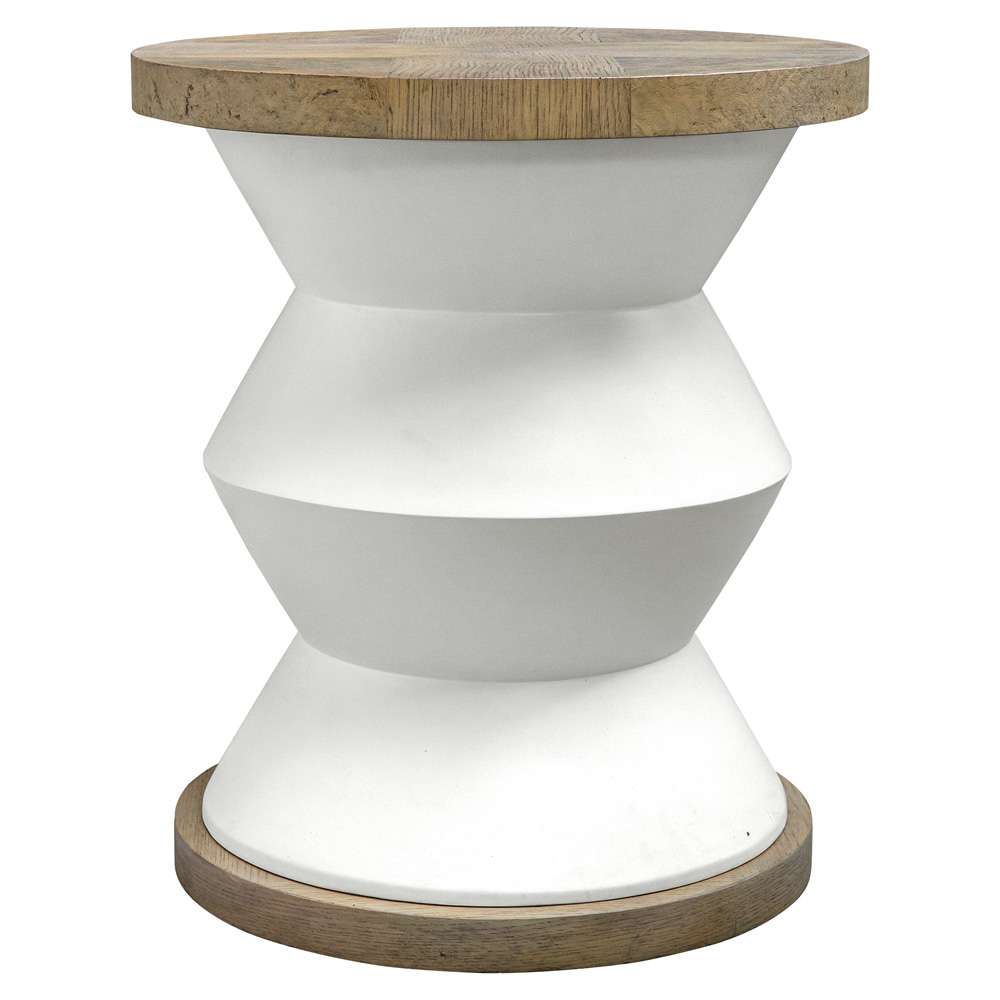 Uttermost - Spool Geometric Side Table - 25488 veiw 2