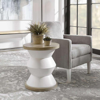 Uttermost - Spool Geometric Side Table - 25488 veiw 3
